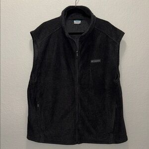 Columbia Charcoal Sleeveless Fleece Jacket